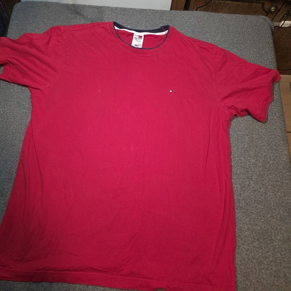 Red Tommy Hilfiger Shortsleeve T Shirt Xl D2